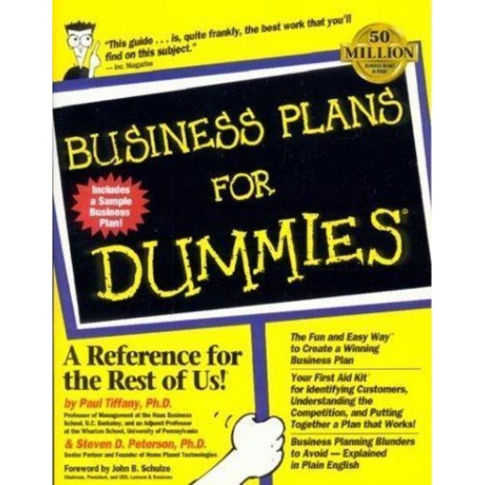 Business Plans For Dummies (For Dummies (Lifestyles Paperback)